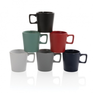 Logo trade business gift photo of: Ceramic modern coffee mug 300ml