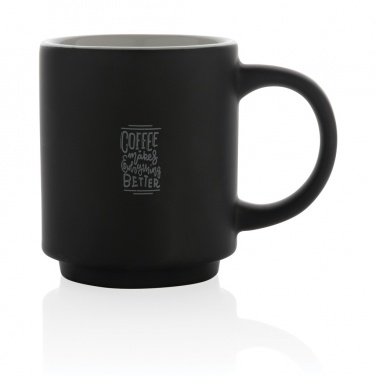 Logo trade promotional gifts picture of: Ceramic stackable mug 180ml