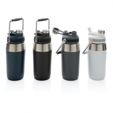 Logo trade promotional merchandise photo of: Vacuum stainless steel dual function lid bottle 500ml