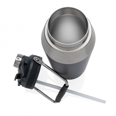 Logotrade promotional items photo of: Vacuum stainless steel dual function lid bottle 1L