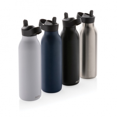 Logo trade business gift photo of: Avira Ara RCS Re-steel fliptop water bottle 500ml
