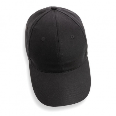 Logo trade promotional merchandise photo of: Impact 6 panel 190gr Recycled cotton cap with AWARE™ tracer
