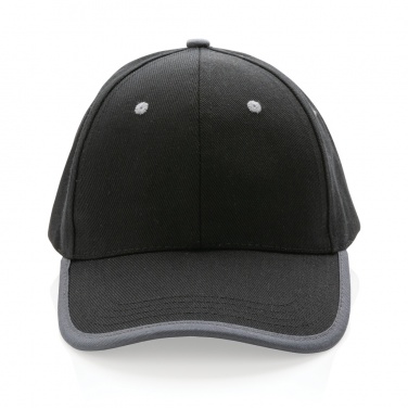 Logotrade promotional merchandise photo of: Impact AWARE™ Brushed rcotton 6 panel contrast cap 280gr