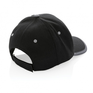 Logotrade promotional product image of: Impact AWARE™ Brushed rcotton 6 panel contrast cap 280gr