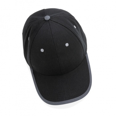 Logotrade promotional products photo of: Impact AWARE™ Brushed rcotton 6 panel contrast cap 280gr