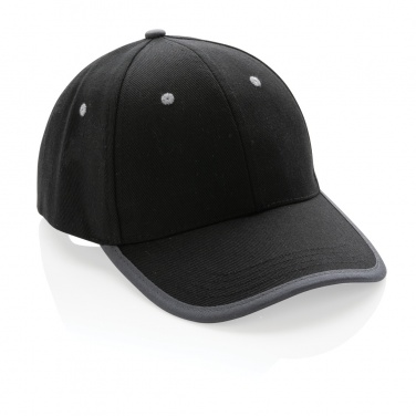 Logotrade promotional gift image of: Impact AWARE™ Brushed rcotton 6 panel contrast cap 280gr