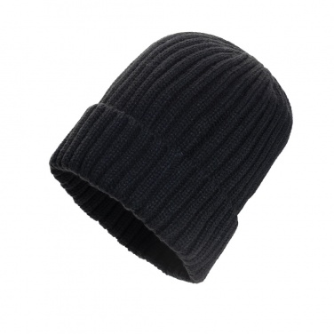 Logo trade promotional items picture of: Kennedi AWARE™ Polylana® beanie with large rib