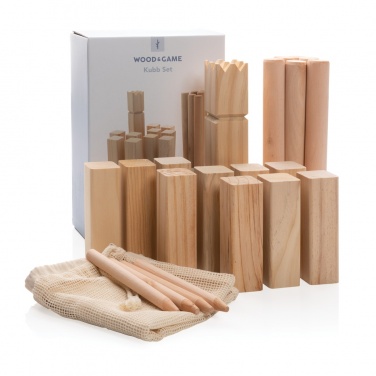 Logo trade promotional products image of: Wooden kubb set