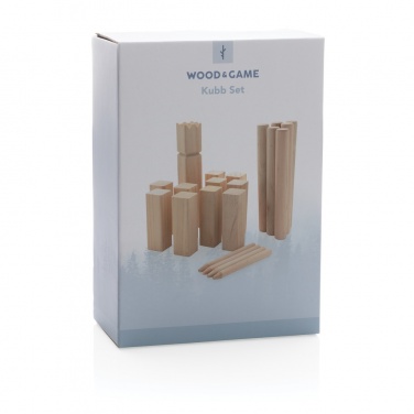 Logotrade promotional merchandise photo of: Wooden kubb set
