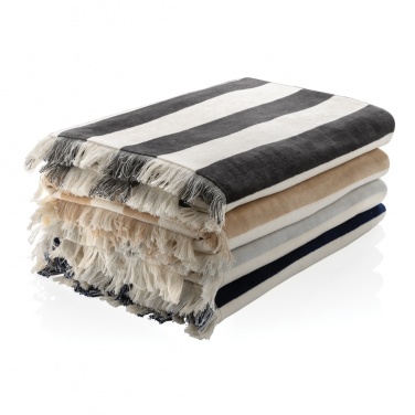 Logo trade corporate gift photo of: Ukiyo Yukari AWARE™ XL deluxe beach towel 100x180cm