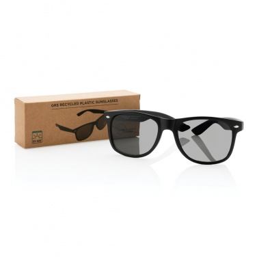 Logotrade promotional giveaway picture of: GRS recycled PC plastic sunglasses