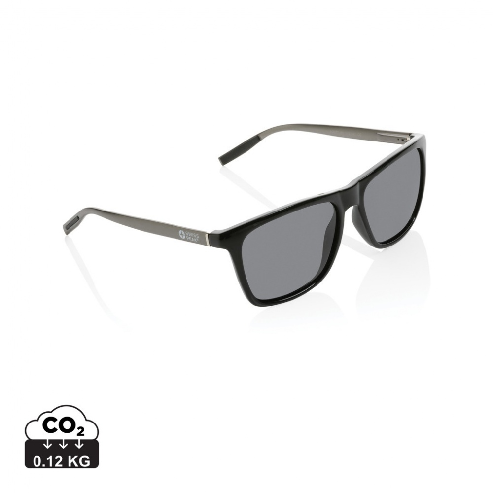 Logotrade promotional item picture of: Swiss Peak RCS rplastic polarised sunglasses