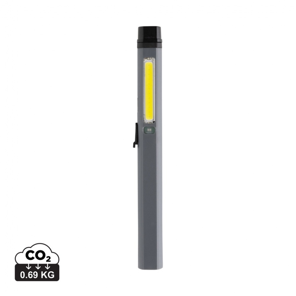 Logotrade promotional item picture of: Gear X RCS recycled plastic USB rechargeable pen light