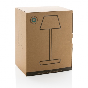 Logo trade promotional items picture of: Pure Glow RCS usb-rechargeable recycled plastic table lamp