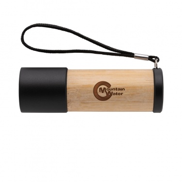 Logotrade promotional giveaway image of: Bamboo and RCS certfied recycled plastic torch
