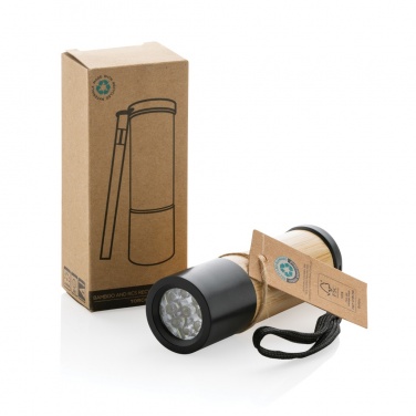 Logo trade corporate gifts image of: Bamboo and RCS certfied recycled plastic torch