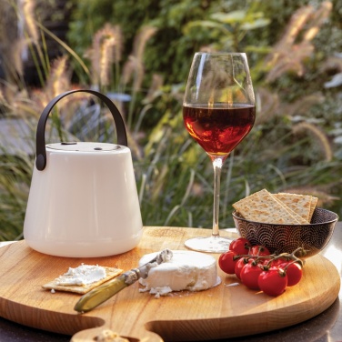 Logo trade promotional giveaway photo of: SolarGlow RCS recycled ABS USB-rechargeable outdoor light