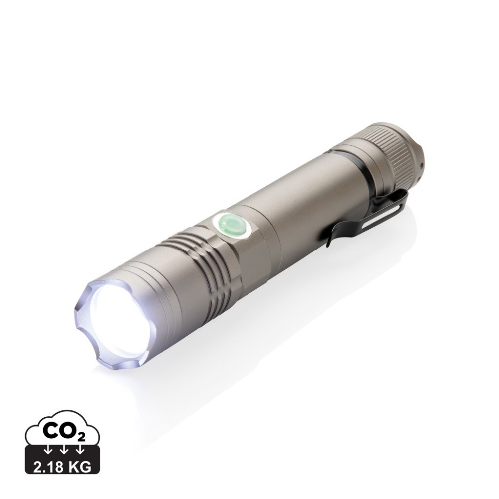 Logotrade promotional gift image of: Rechargeable 3W flashlight