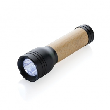Logotrade promotional giveaway picture of: Lucid 1W RCS certified recycled plastic & bamboo torch