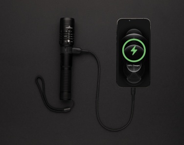 Logo trade promotional products image of: Gear X USB re-chargeable torch