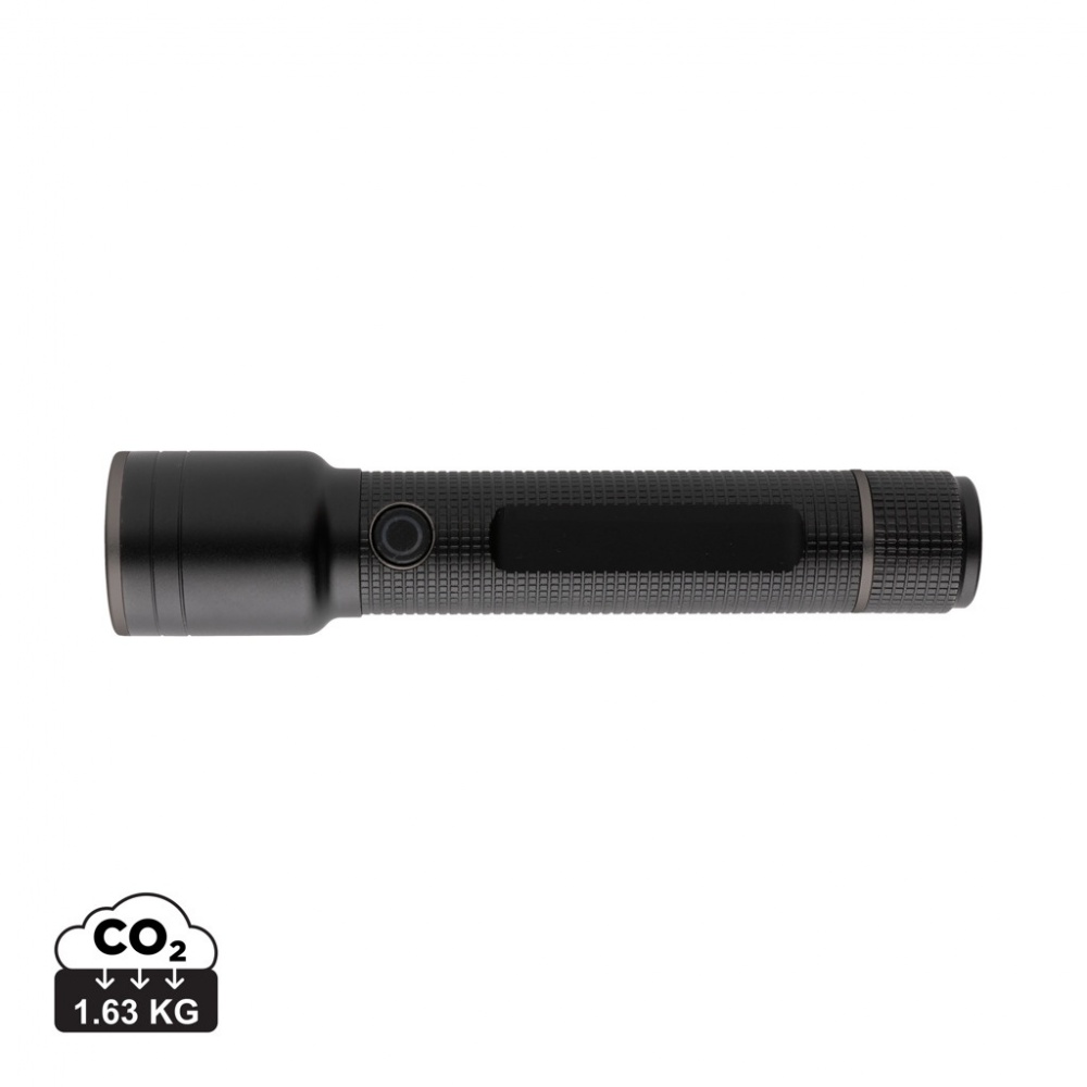 Logo trade promotional item photo of: Gear X RCS recycled aluminum USB-rechargeable torch large