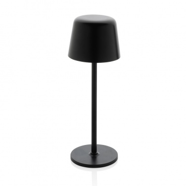 Logo trade corporate gift photo of: Zenic RCS recycled plastic USB re-chargable table lamp