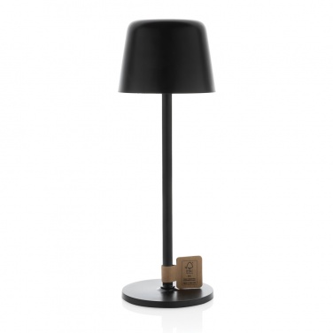 Logo trade promotional giveaway photo of: Zenic RCS recycled plastic USB re-chargable table lamp