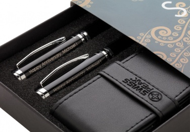 Logo trade promotional giveaway photo of: Executive pen set