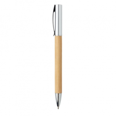 Logo trade promotional gift photo of: Modern bamboo pen