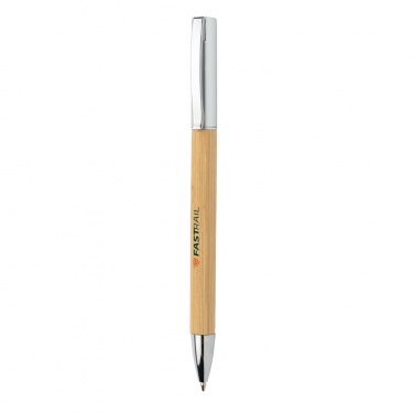 Logo trade advertising products picture of: Modern bamboo pen