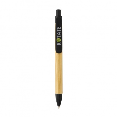 Logotrade advertising product picture of: Write responsible recycled paper barrel pen