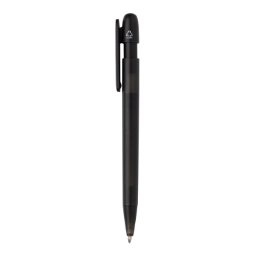 Logo trade business gift photo of: Devin GRS certified RABS pen transparent