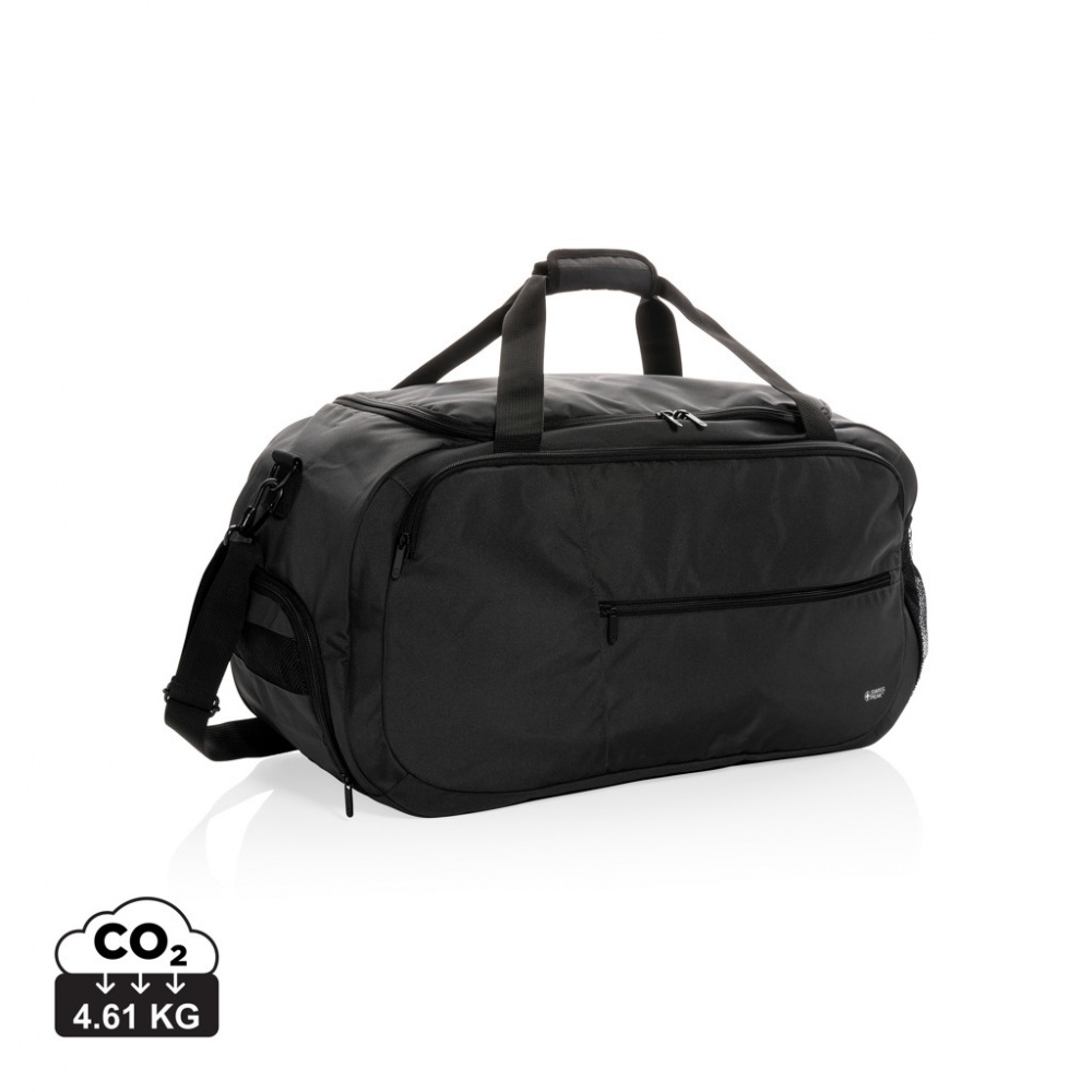Logotrade advertising product picture of: Swiss Peak AWARE™ RPET sports duffel bag