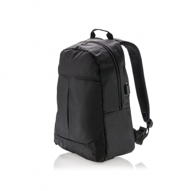 Logo trade promotional product photo of: Power USB laptop backpack