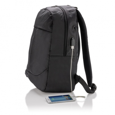 Logotrade promotional merchandise image of: Power USB laptop backpack