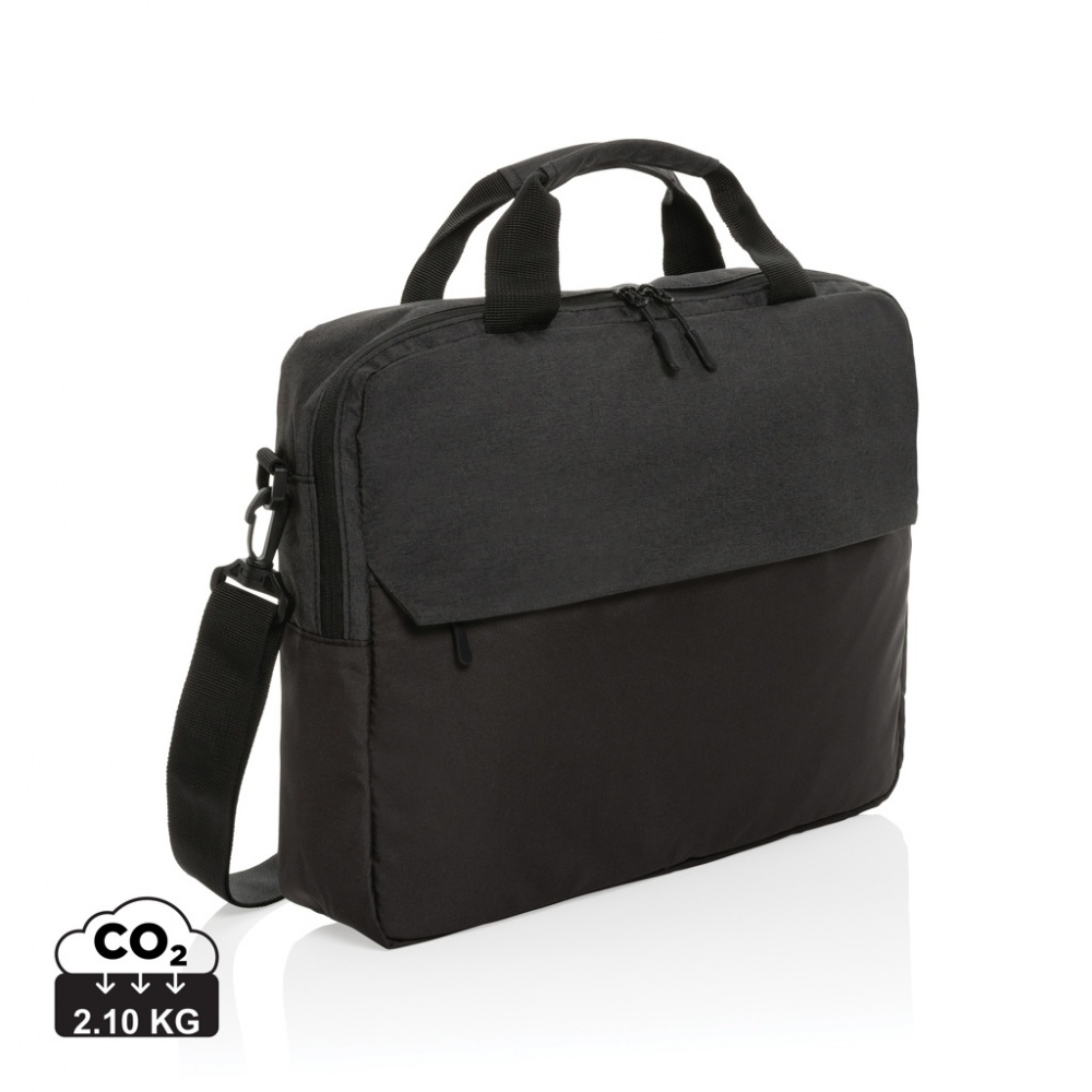 Logo trade promotional giveaways image of: Kazu AWARE™ RPET basic 15.6 inch laptop bag