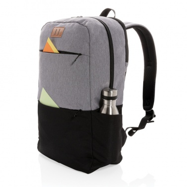 Logo trade advertising product photo of: Modern 15.6" USB & RFID laptop backpack PVC free