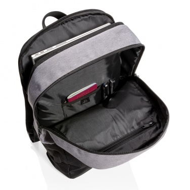 Logotrade promotional merchandise picture of: Modern 15.6" USB & RFID laptop backpack PVC free