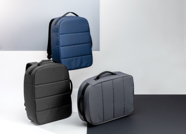 Logo trade advertising product photo of: Impact AWARE™ RPET anti-theft 15.6" laptop backpack