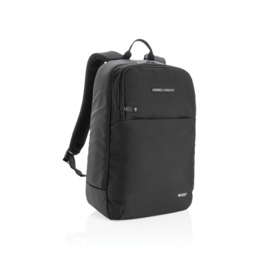 Logo trade promotional giveaway photo of: Swiss Peak laptop backpack with UV-C steriliser pocket