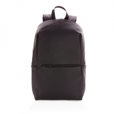 Logo trade promotional merchandise photo of: Smooth PU 15.6"laptop backpack