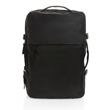 Logo trade advertising products picture of: Swiss Peak AWARE™ RPET 15.6' expandable weekend backpack