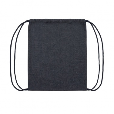 Logotrade promotional items photo of: Impact AWARE™ recycled denim drawstring backpack