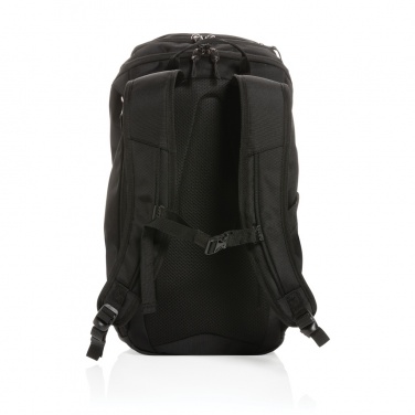 Logo trade promotional giveaway photo of: Swiss Peak AWARE™ RPET 15.6 inch business backpack