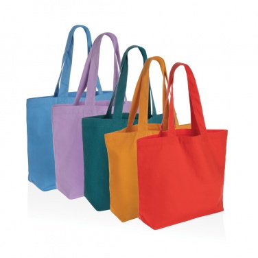 Logo trade promotional gifts picture of: Impact Aware™ 240 gsm rcanvas shopper w/pocket