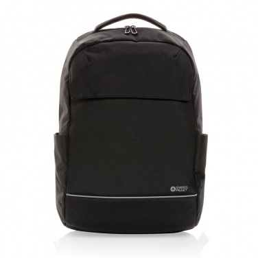 Logo trade promotional giveaways image of: Swiss Peak Brooke AWARE™ RPET daily 15.6" laptop backpack