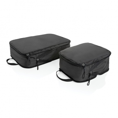 Logotrade promotional item image of: Swiss Peak Ridge AWARE™ RPET compression travel cubes 2pc