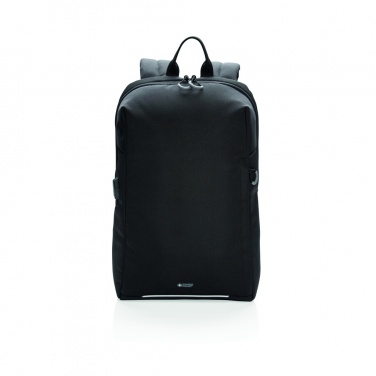Logotrade promotional merchandise photo of: Swiss Peak AWARE™ RFID and USB A laptop backpack