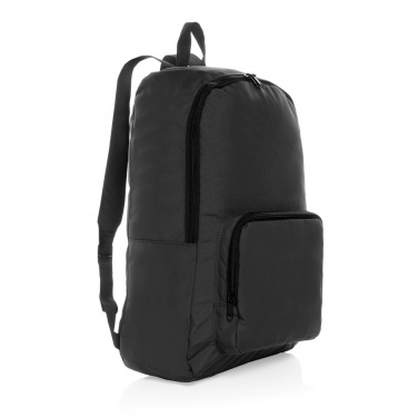 Logo trade promotional merchandise image of: Dillon AWARE™ RPET foldable classic backpack