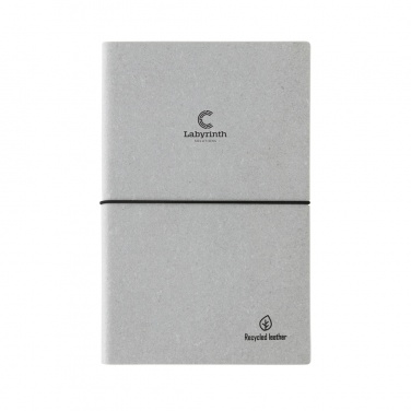 Logotrade corporate gift image of: A5 recycled leather notebook